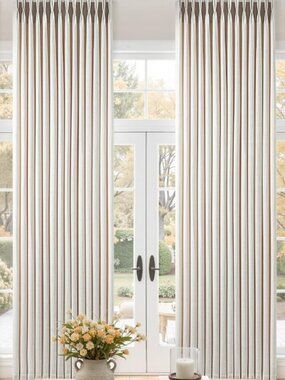 Pinch Pleated Linen Curtains